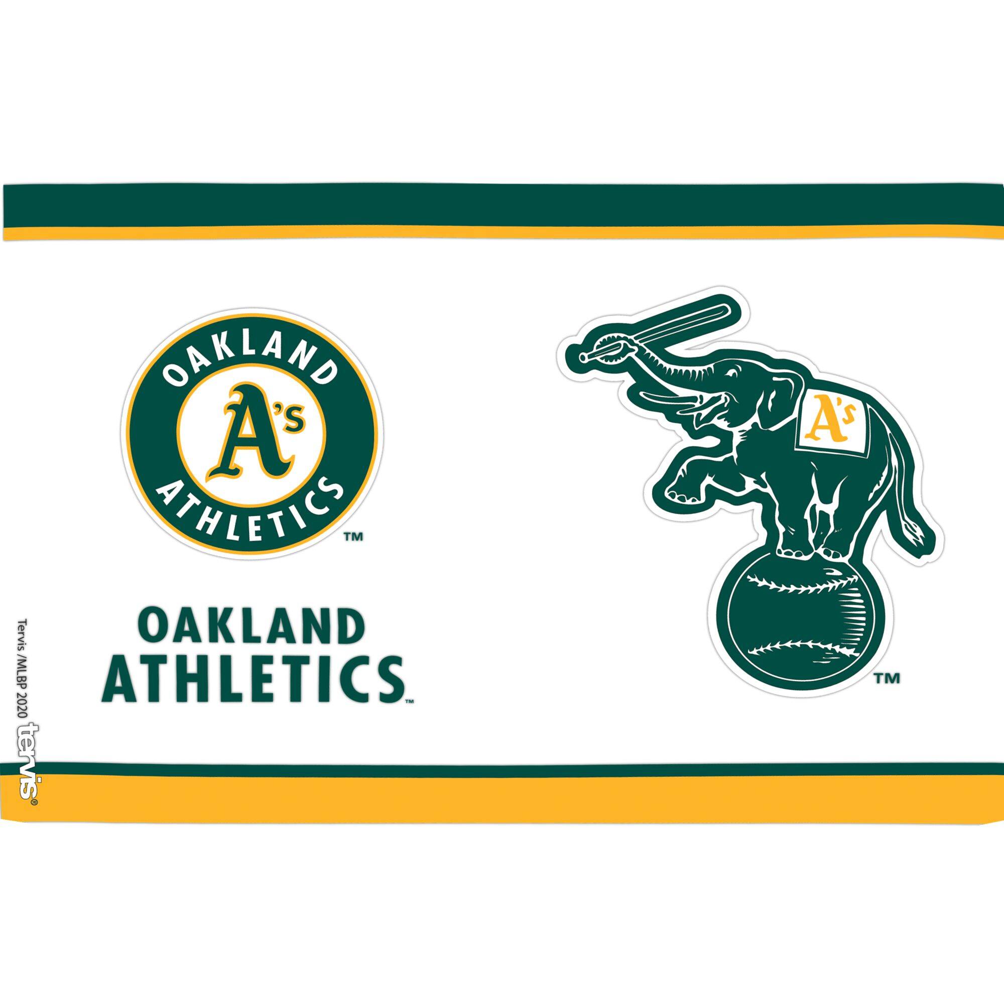 OAKLAND A's ATHLETICS  
OAKLAND ATHLETICS  
Tervis MLBPA 2020