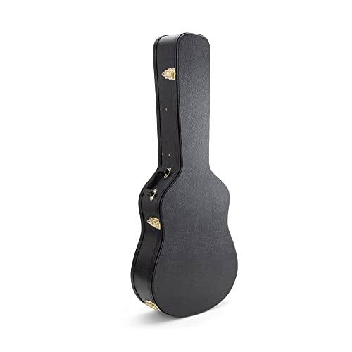 Alt View 5. On Stage Stands - On-Stage GCA5000B Hardshell Acoustic Guitar Case (Dreadnought-Body Instrument Protection, Storage, and Carrying, Molded - Black.