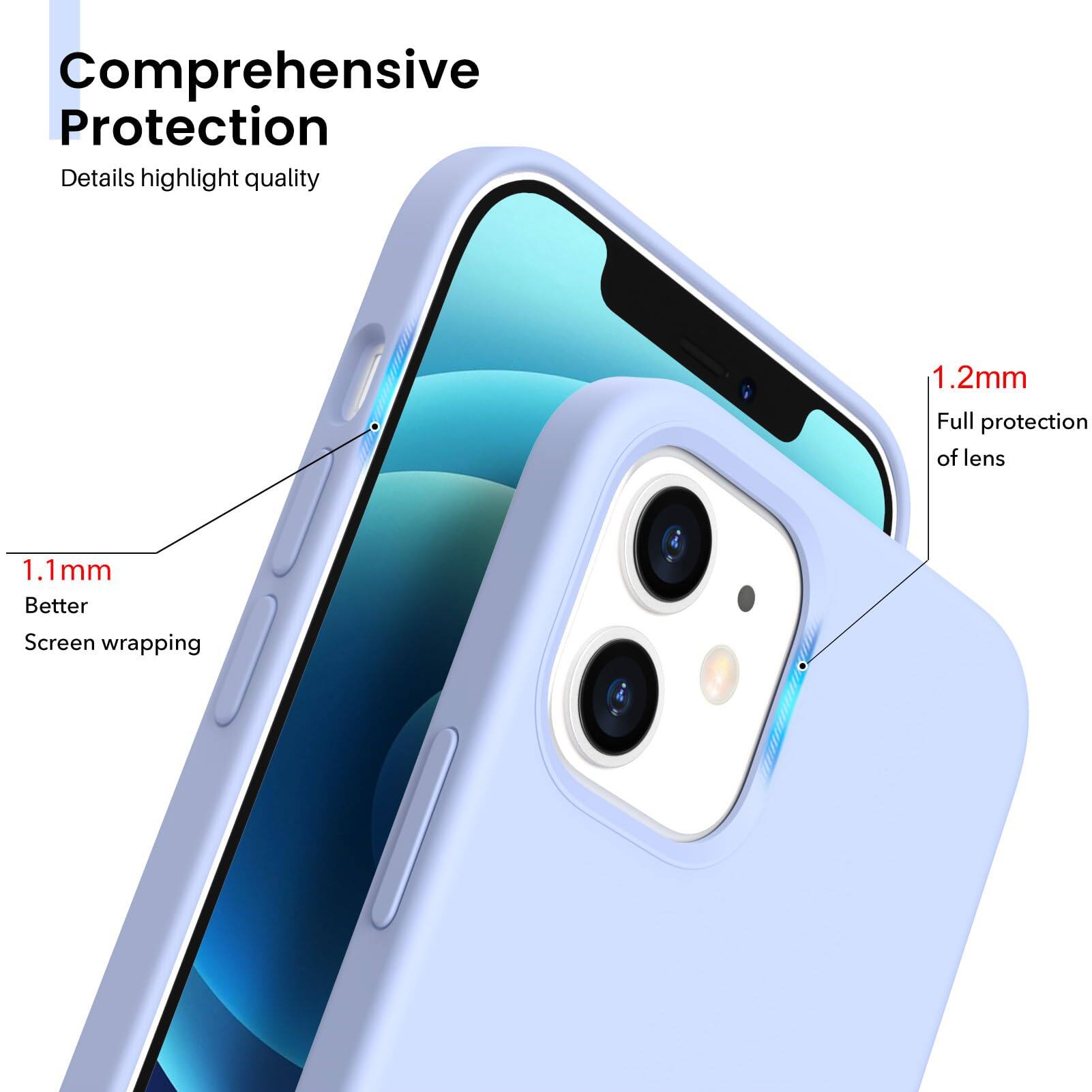 Comprehensive Protection Details highlight quality 1.2mm Full protection of lens 1.1 mm Better Screen wrapping