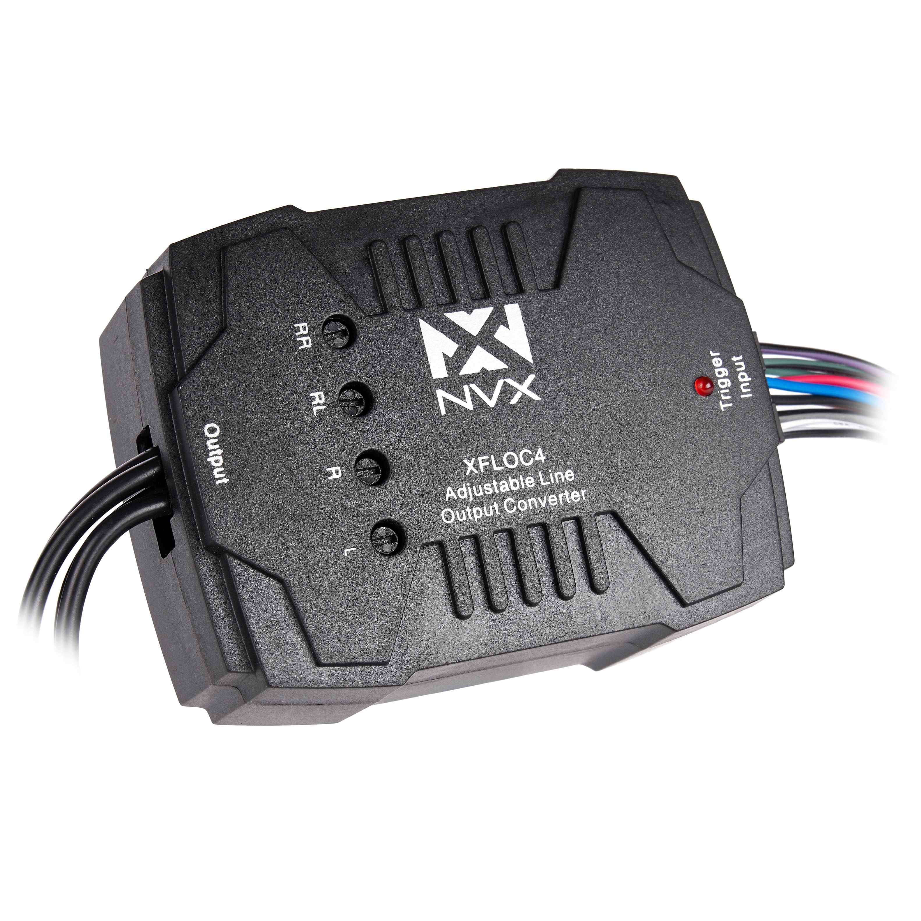 NVX - XFLOC4 4-Channel 160W Adjustable Line Output Converter with Remote Turn On