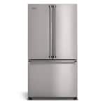 Viking - French Door Refrigerator - Stainless Steel