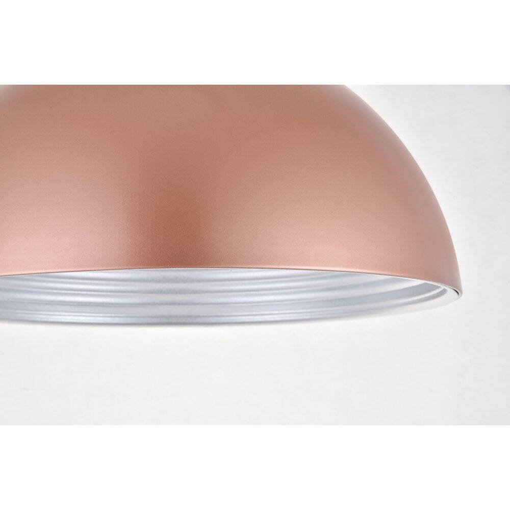 Alt View 2. Living District - Circa 1 Light Honey Gold Pendant - Honey Gold.