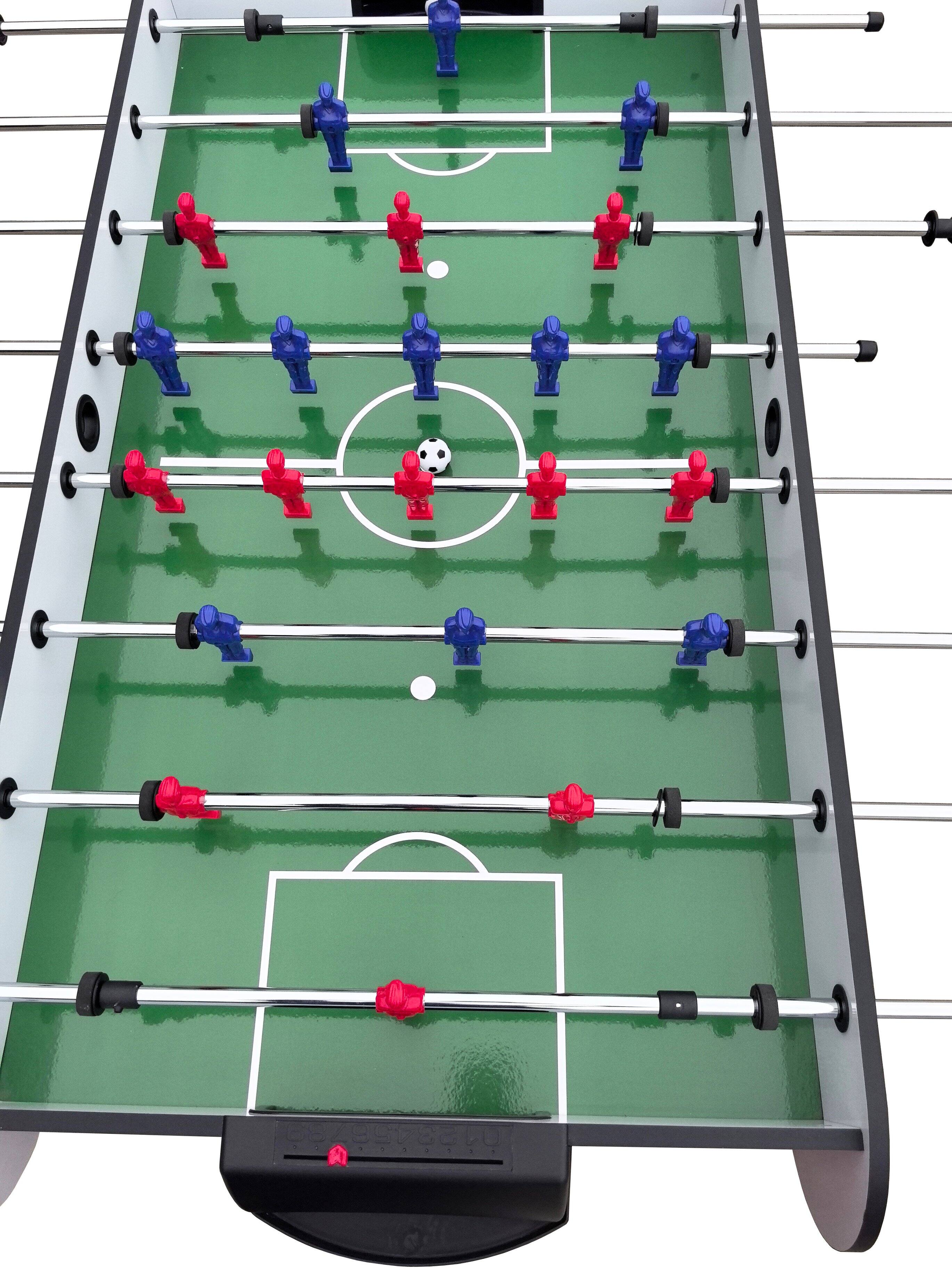 Alt View 2. ELEMENT ACE - 4ft Foosball Table for Family Game Room - Durable Construction & Easy Assembly - Wood.