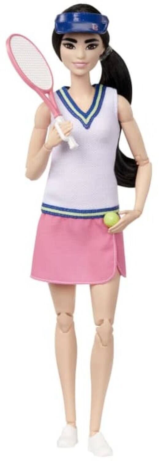 Alt View 1. Mattel - Barbie Careers Made to Move Tennis Player Doll with Racket and Ball   - COLLECTIBLES - Multicolor.
