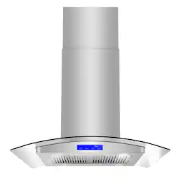 COSMO - 30 inches - Convertible - Island Range Hood - Stainless Steel