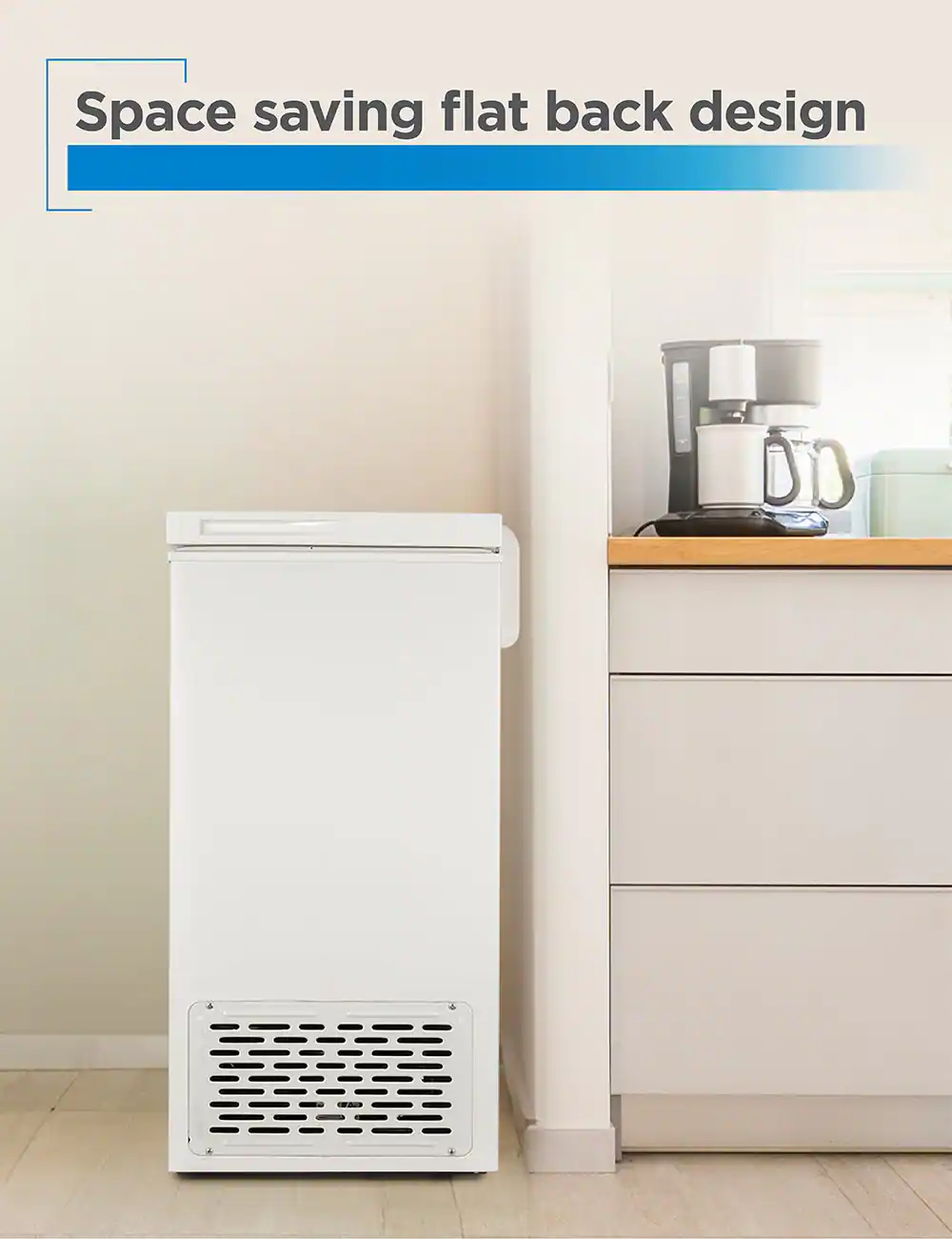 Space saving flat back design