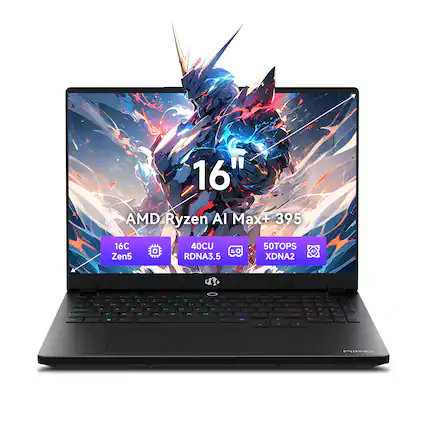 16" AMD Ryzen AI Max+ 395 16C Zen5 40CU RDNA3.5 50TOPS XDNA2