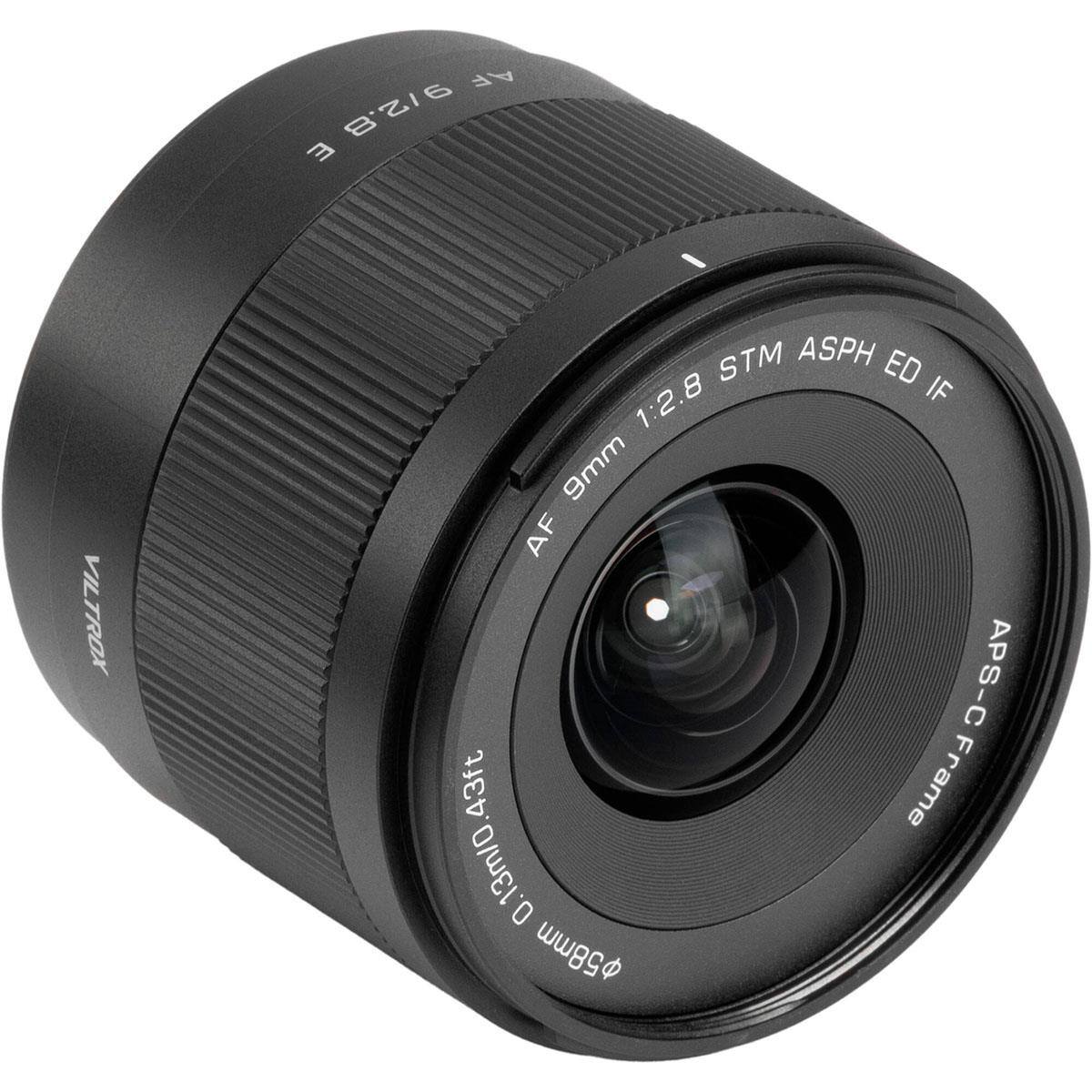 AF 9/2.8  
VILTROX  
STM ASPH ED IF 9mm AF APS-C 43ft Frame 0.13m/0.58m