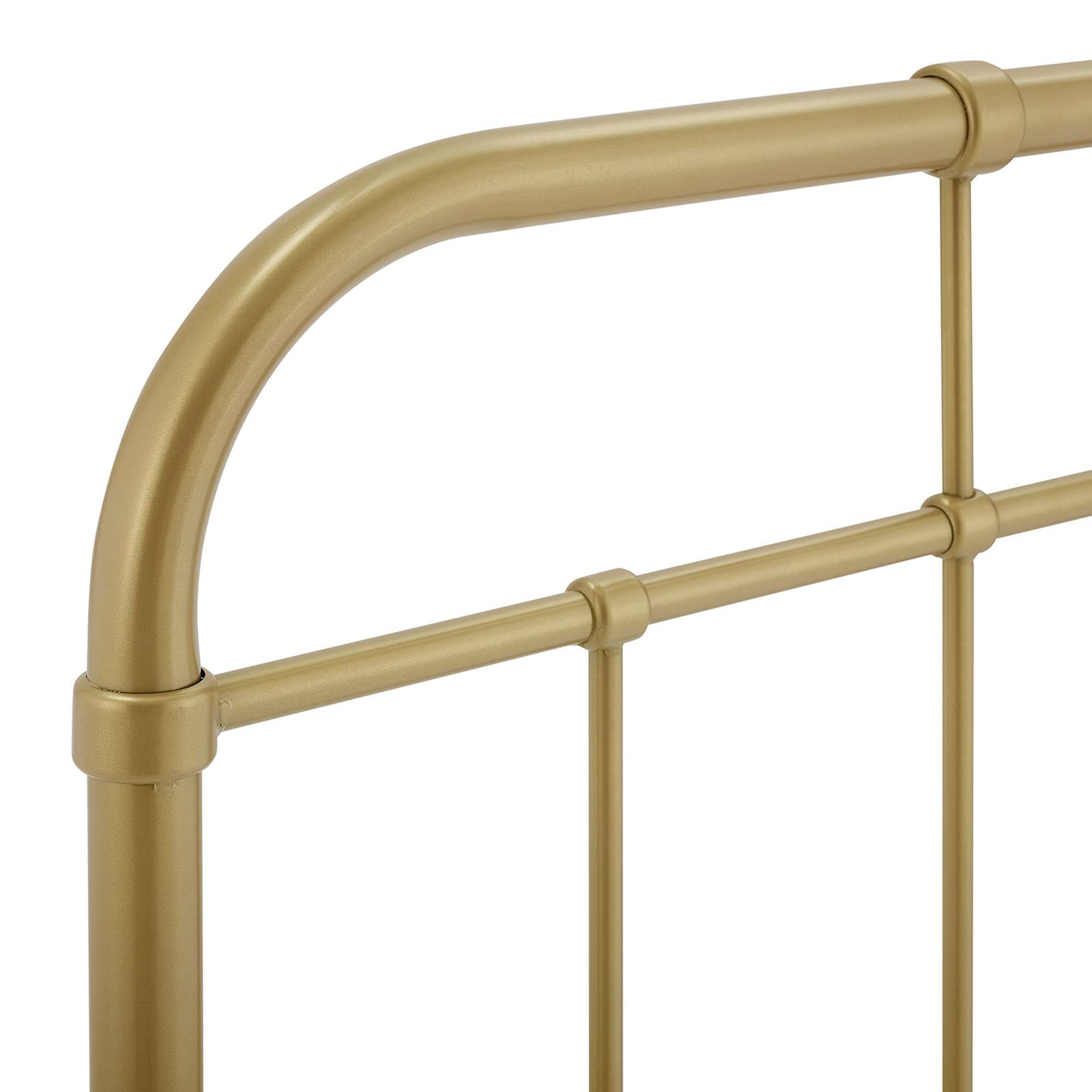 Back. Modway - Alessia Metal Queen Headboard by Modway - Yellow.