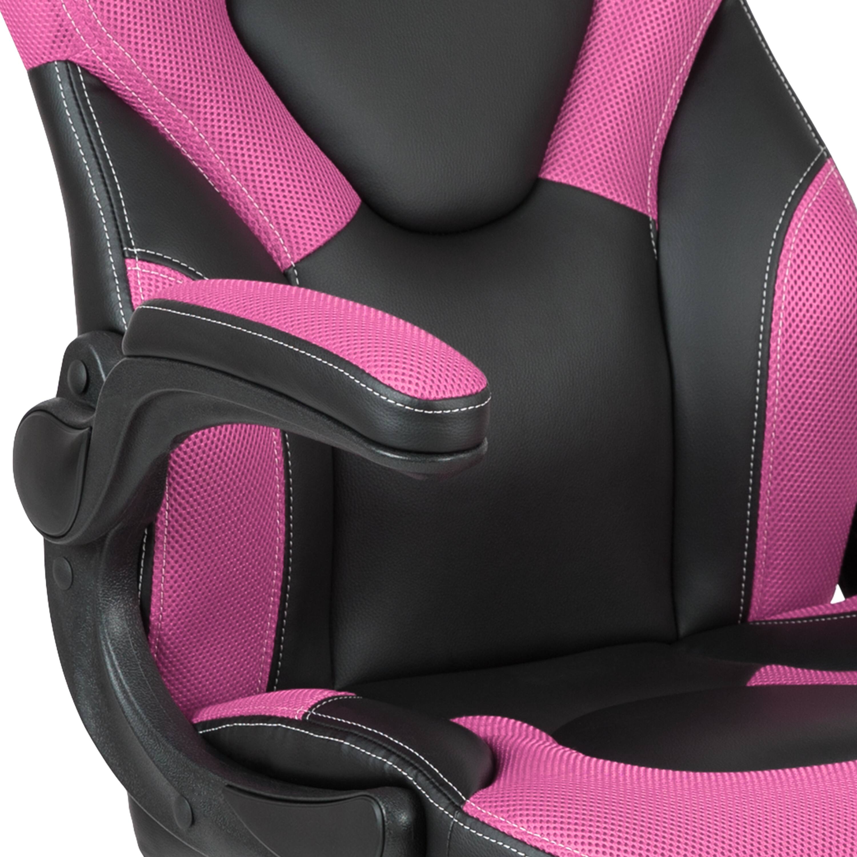 Alt View 10. Emma + Oliver - Z100 Gaming Chair Racing Office Ergonomic Computer PC Adjustable Swivel Chair - Pink.