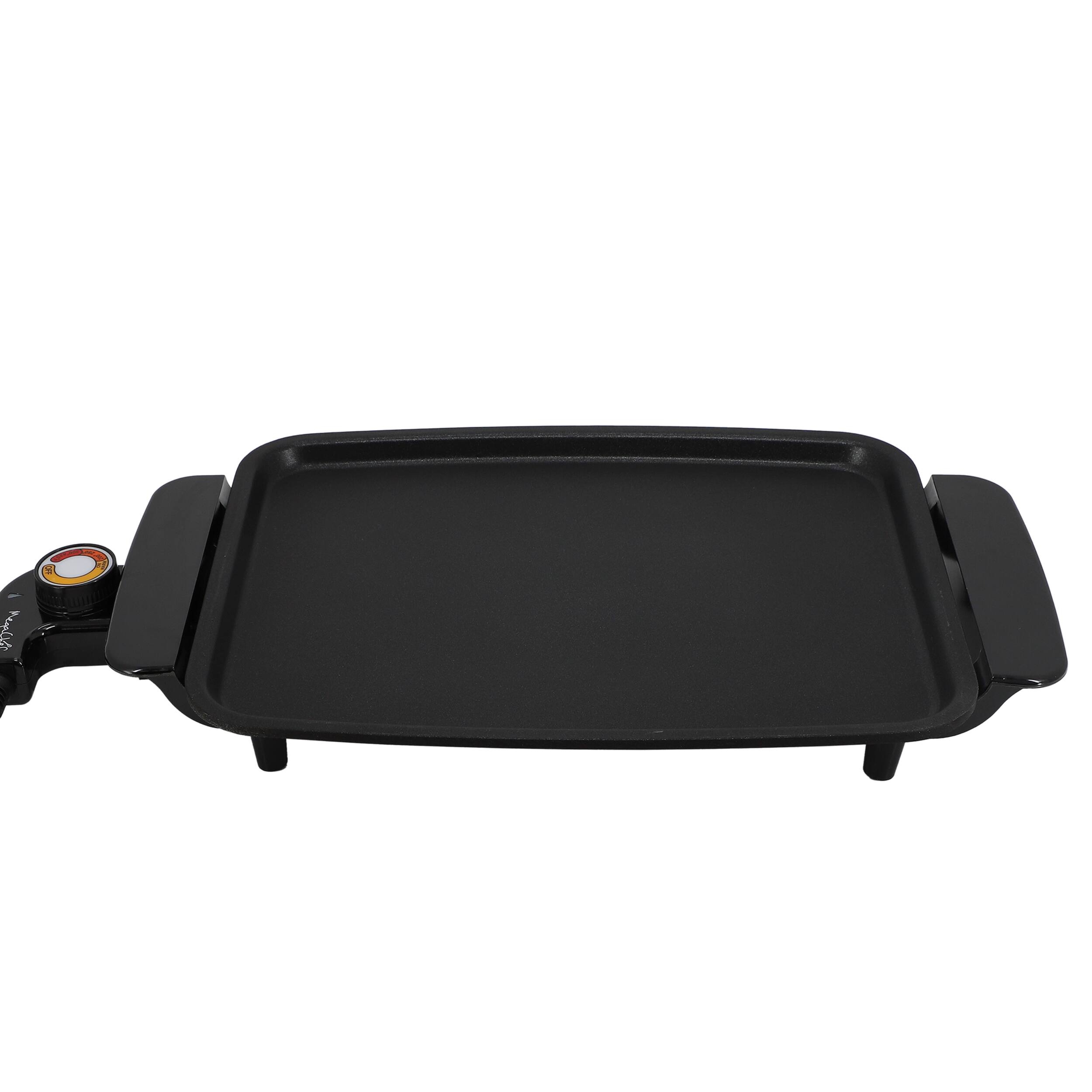 Alt View 1. MegaChef - MegaChef 11.81 Inch Electric Grill with Non-Stick Coating - Black.