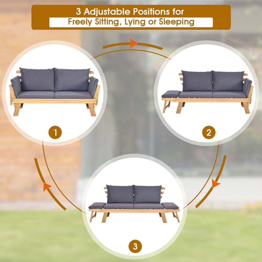 3 Adjustable Positions for Freely Sitting, Lying or Sleeping

1
2
3