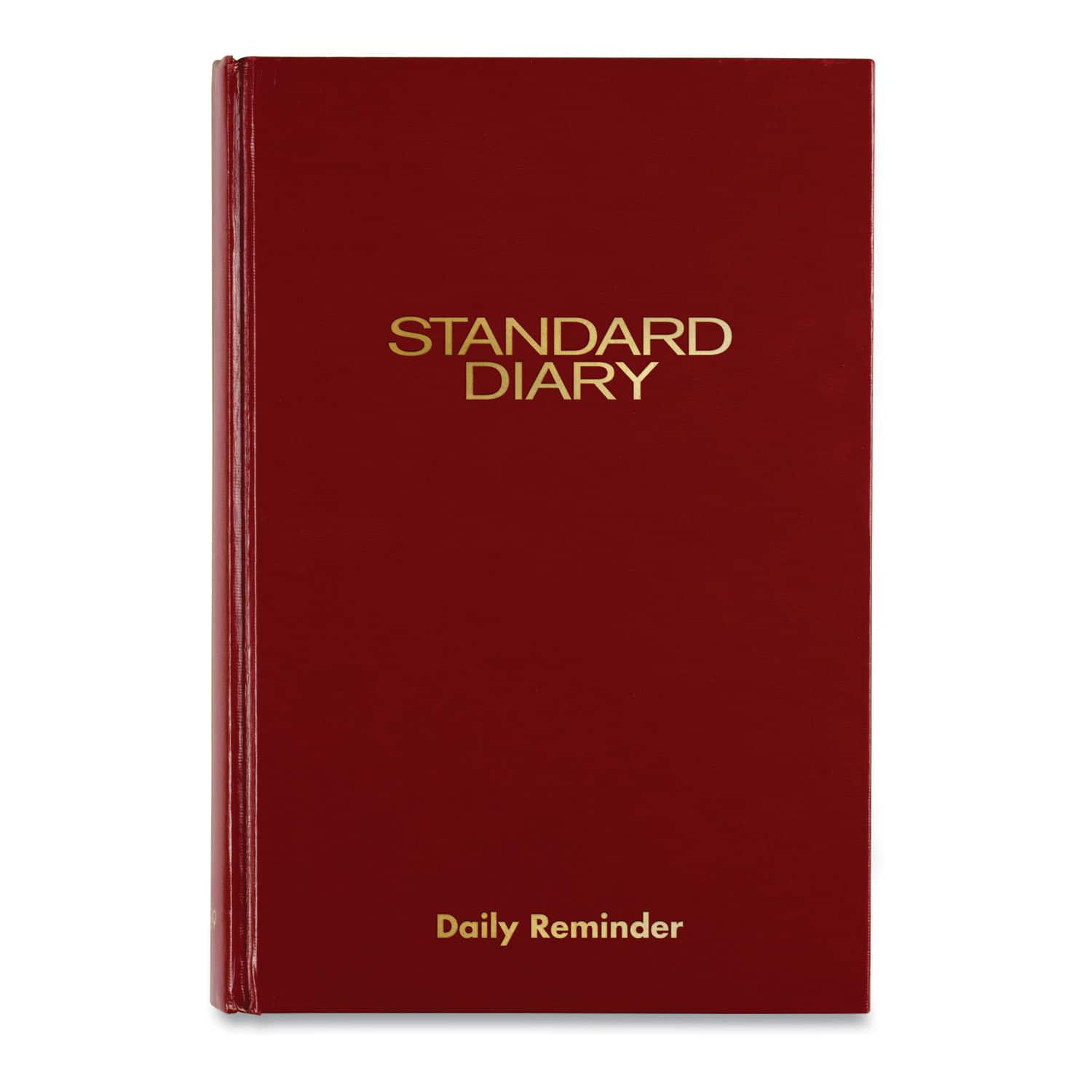 AT-A-GLANCE - Standard Diary Daily Reminder Book 2026 Edition Medium College Rule Red Cover 201 8.25 x 5.75 Sheets