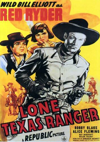 Front. Lone Texas Ranger   - DVD.