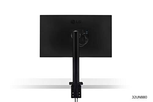 Alt View 1. LG - LG 32UN880-B 32" Ultrafine Display Ergo UHD 4K IPS Display with HDR 10 Compatibility and USB Type-C Connectivity, Black.