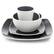 Alt View 1. Gibson - Gibson Elite Soho Lounge 16 Piece Stoneware Dinnerware Set in Grey - Gray.