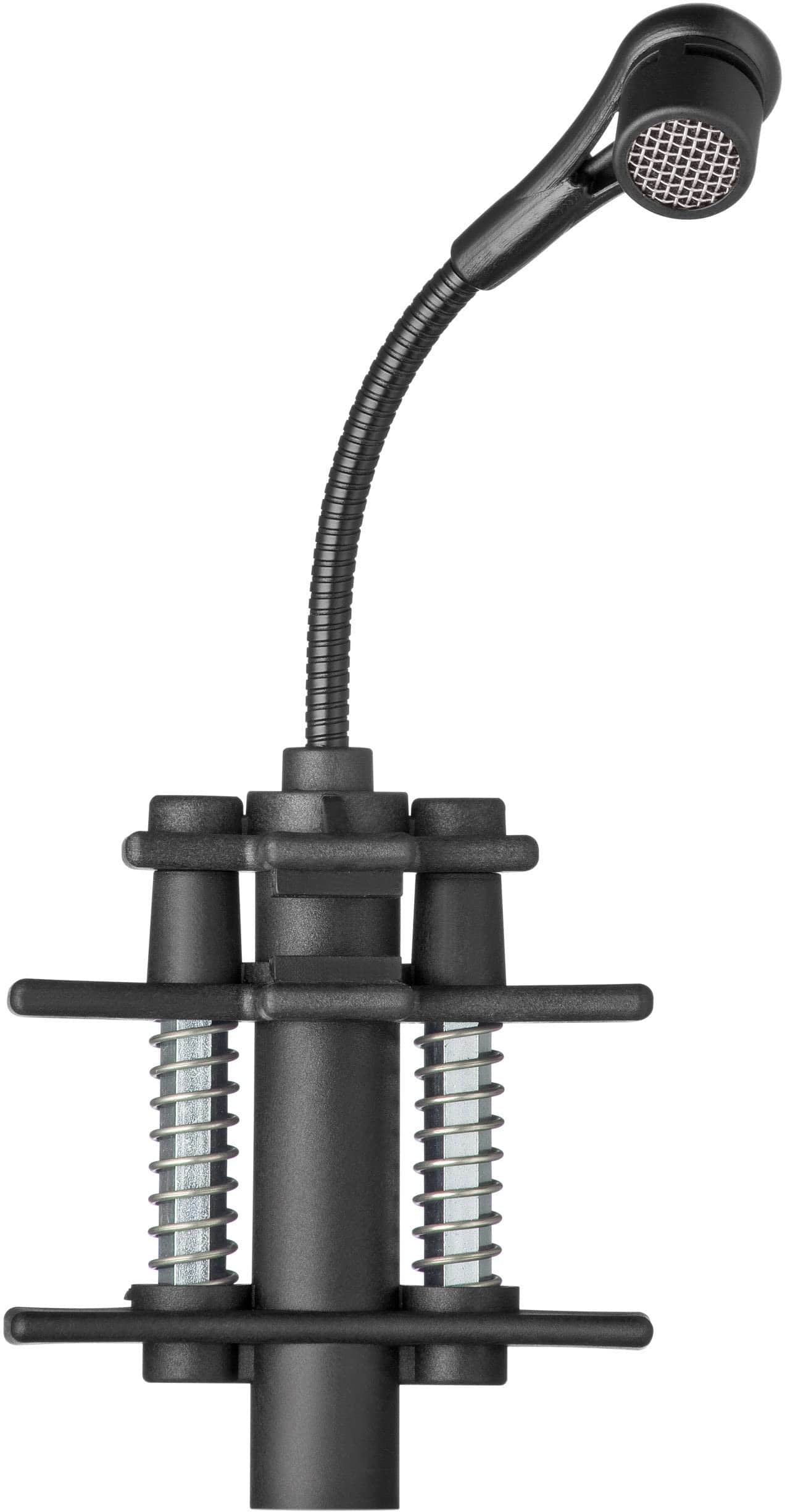 Front. Beyerdynamic - beyerdynamic TG-D57C Condenser Clip-On Cardioid Microphone with Flexible Gooseneck, for Drums and Percussion - Black.