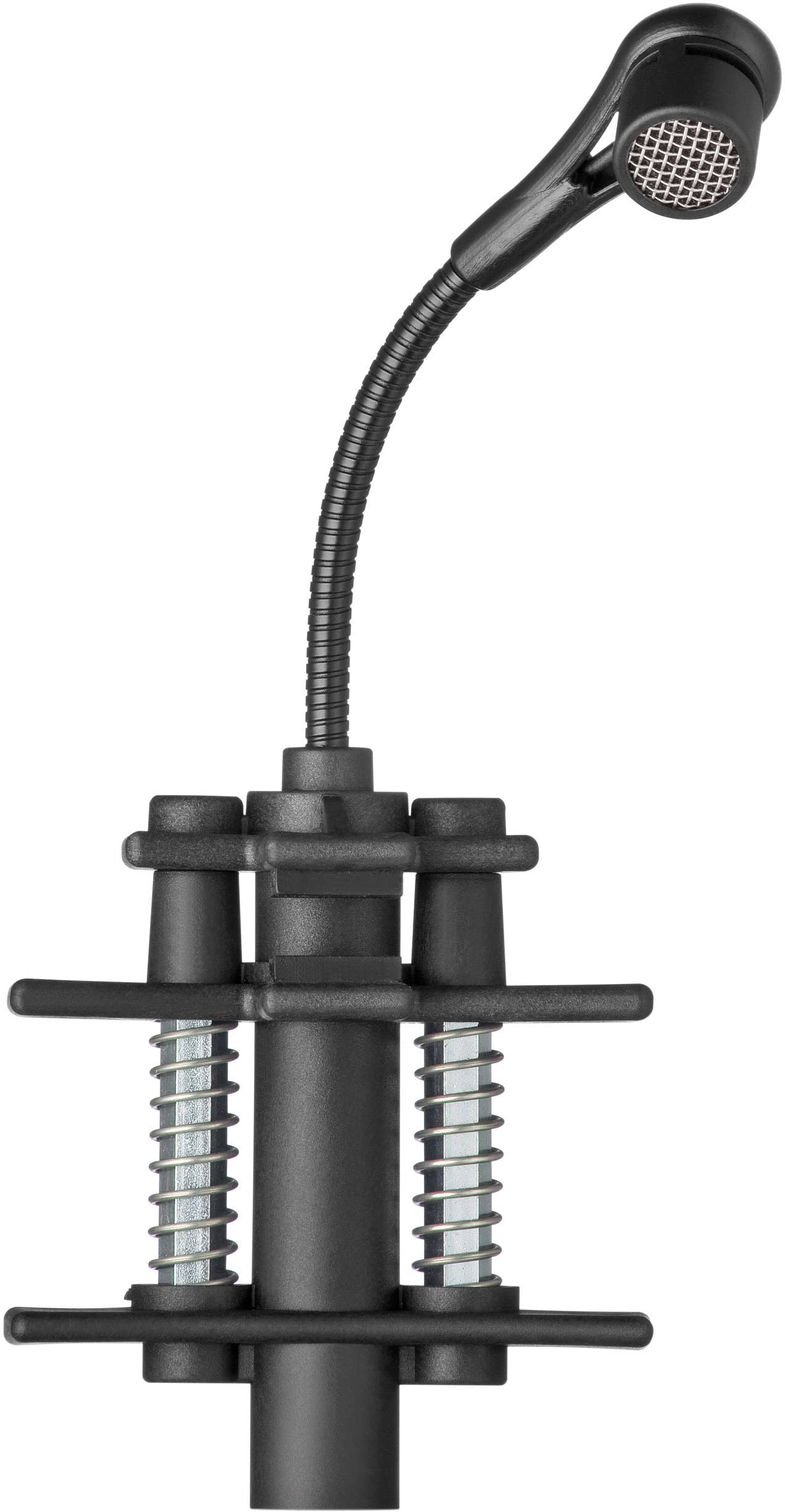 Front. Beyerdynamic - beyerdynamic TG-D57C Condenser Clip-On Cardioid Microphone with Flexible Gooseneck, for Drums and Percussion - Black.