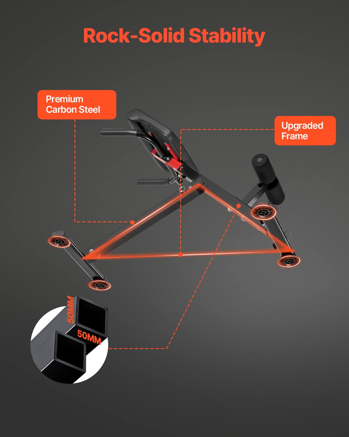 Rock-Solid Stability

Premium Carbon Steel

Upgraded Frame

50MM 50MM