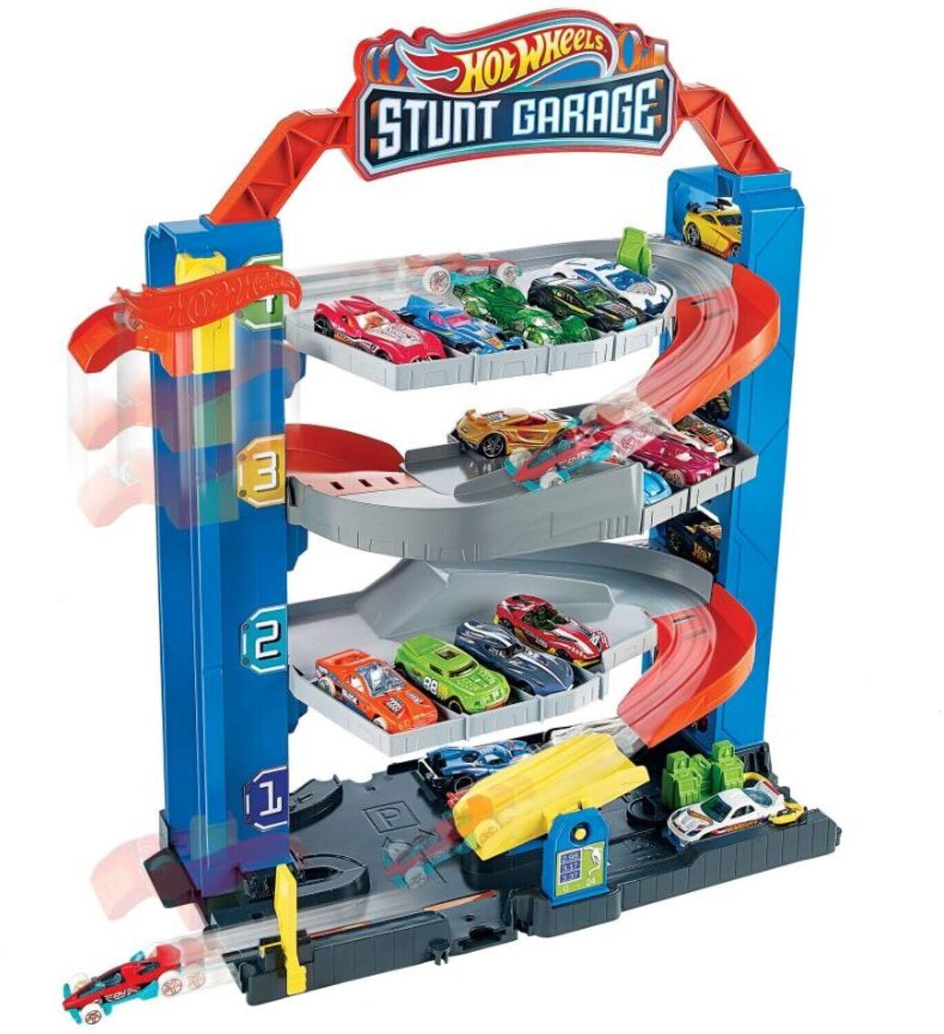 Mattel Hot Wheels City Stunt Garage Collectibles Multicolor