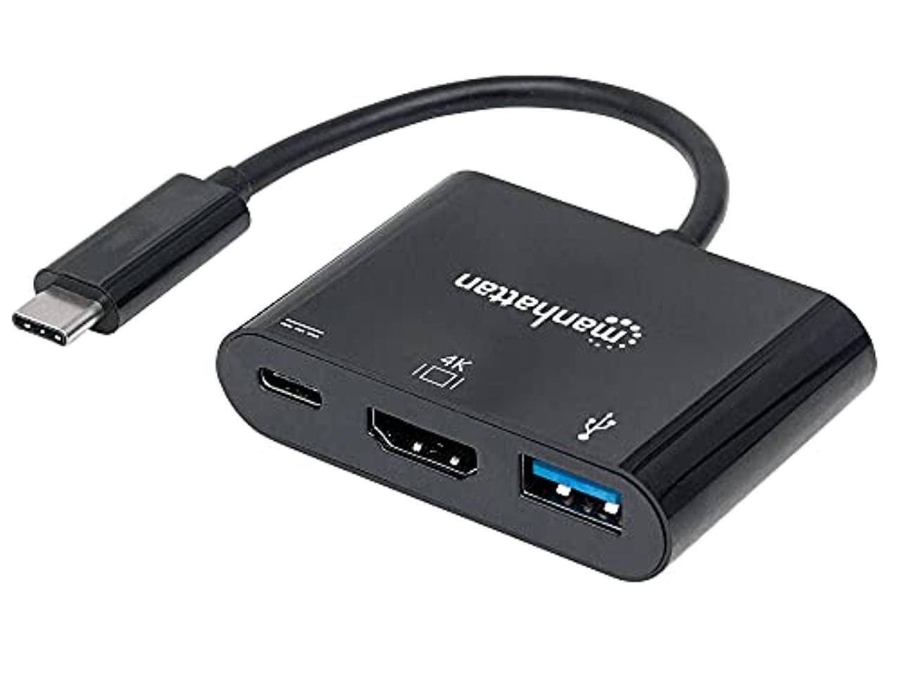 Alt View 4. Manhattan - USB 3.1-C HDMI DOCK CONVERTER.