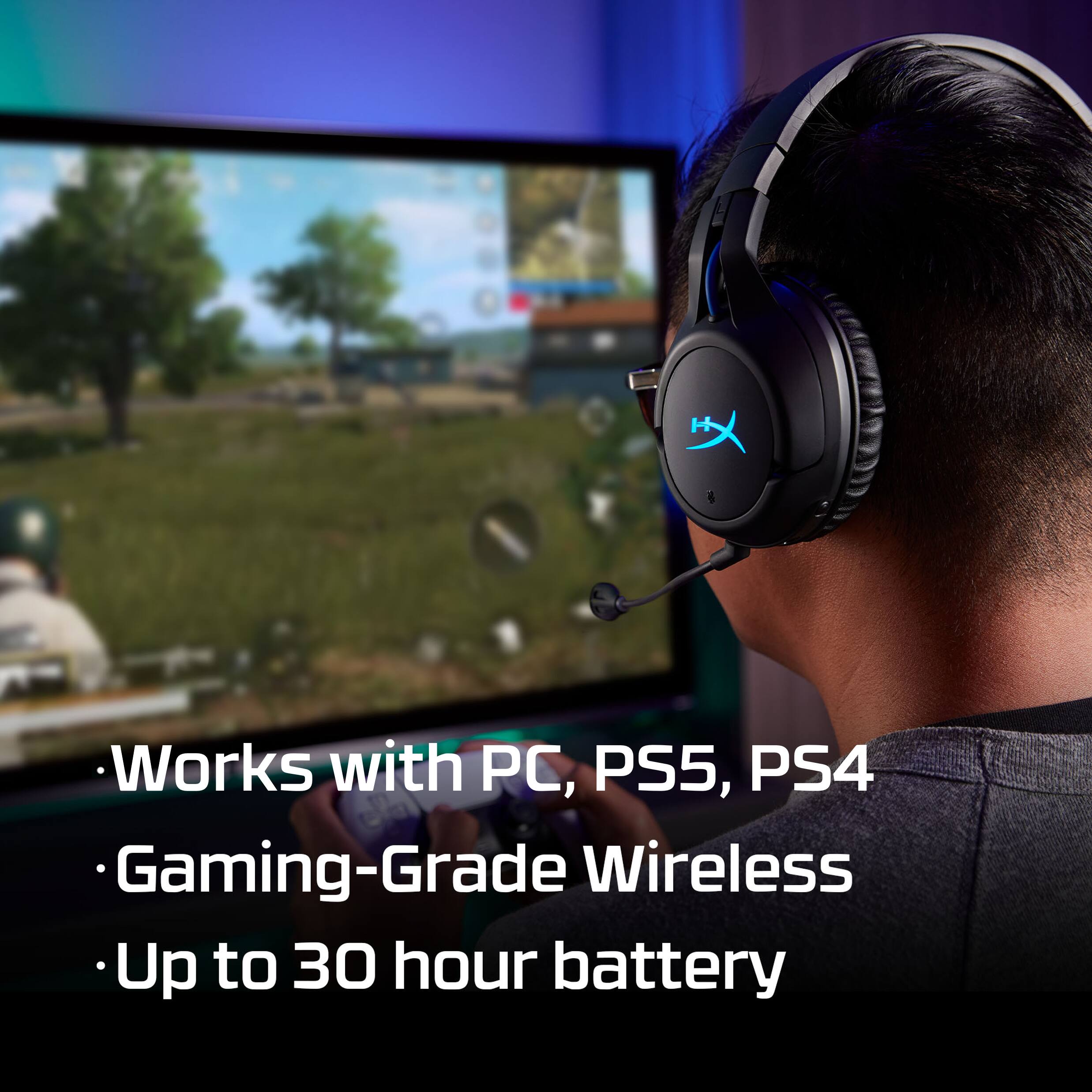 - Works with PC, PS5, PS4
- Gaming-Grade Wireless
- Up to 30 hour battery