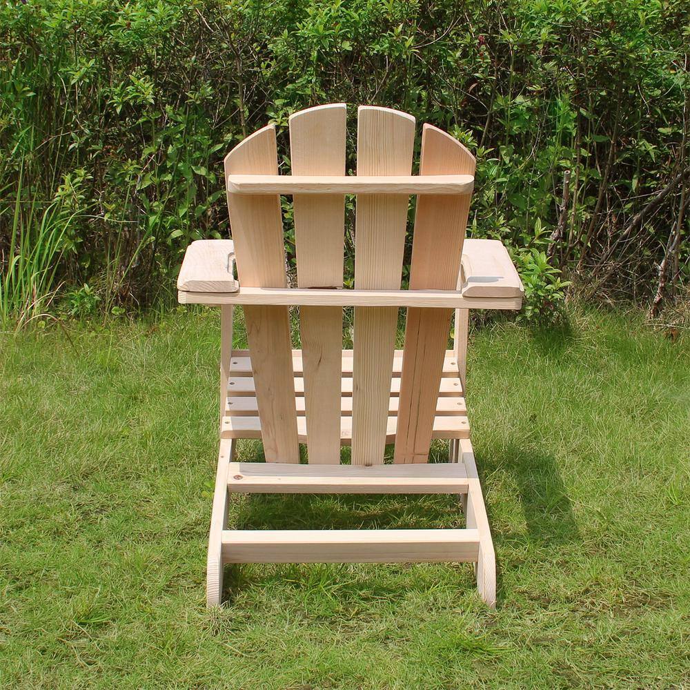 Alt View 4. Turtleplay - Kids Adirondack Chair Kit - Beige.