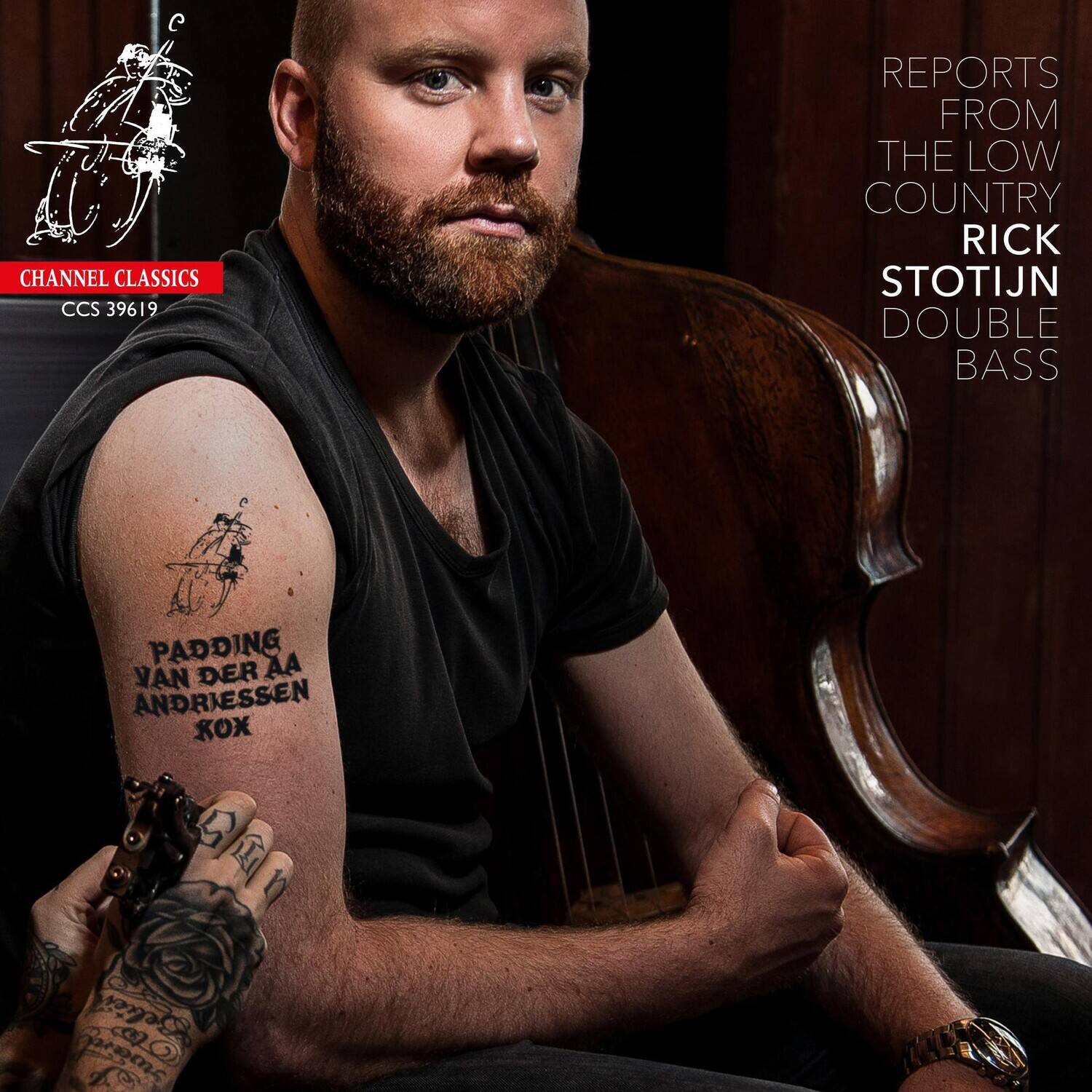 CHANNEL CLASSICS  
CCS 39619  

REPORTS FROM THE LOW COUNTRY  
RICK STOTIJN  
DOUBLE BASS  

PADDING  
VAN DER AA  
ANDRIESSEN  
BOX