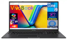 ASUS - 17X K3704VA-DS96 Laptop, i9-13900H, 16GB, 1TB SSD, 17.3" FHD (1920x1080), Intel Iris Xe, Win 11 Home - Indie Black