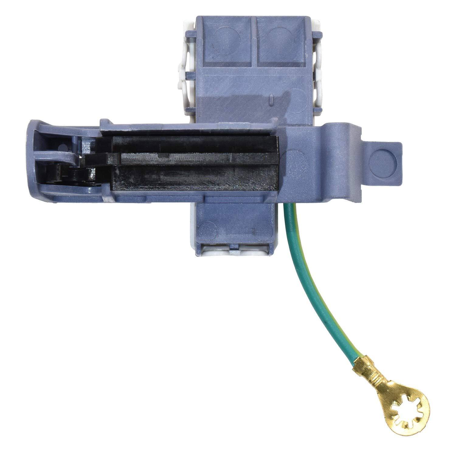 Angle. HQRP - Washer Lid Switch with Harness Replacement for Whirlpool 8318084, Admiral ATW4475 Series, LSW9700 Top-Load.