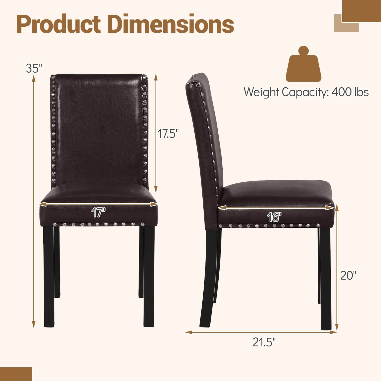 Product Dimensions  
Weight Capacity: 400 lbs  
35"  
17.5"  
17"  
16"  
20"  
21.5"