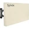 Front. Sylvox - SYLVOX 50-55 Inch Outdoor TV Cover, Weatherproof Protector with Remote Pocket, Gray - Gary.