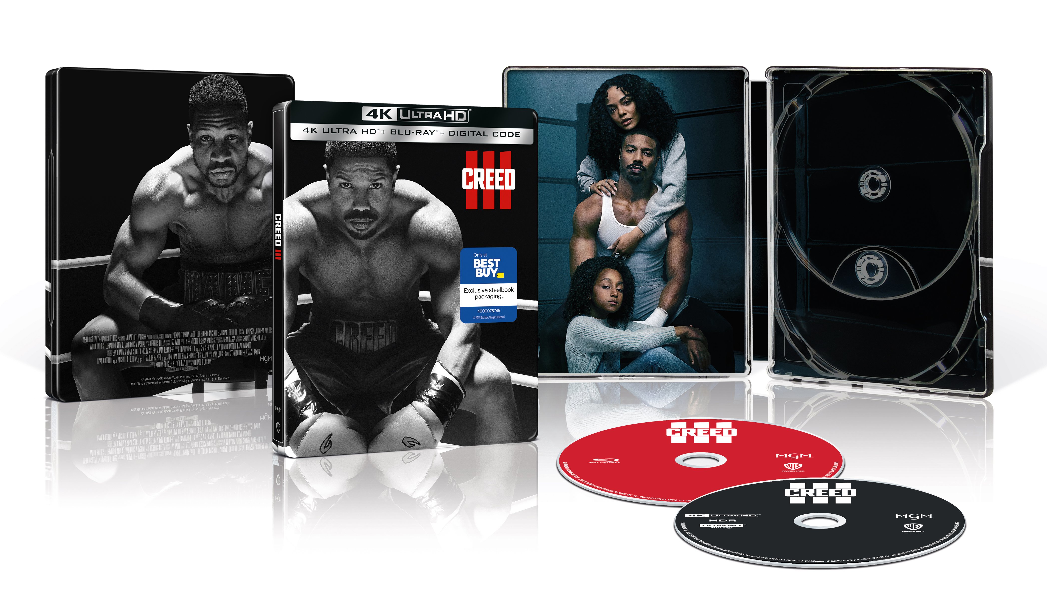 Customer Reviews: Creed III [SteelBook] [Includes Digital Copy] [4K Ultra  HD Blu-ray/Blu-ray] [Only @ Best Buy] [2023] - Best Buy