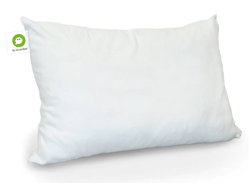 Alt View 21. Ghostbed - Faux Down Pillow - White.