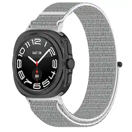 StrapsCo - Nylon Comfort Watch Band Strap For Samsung Galaxy Watch Ultra - Seashell