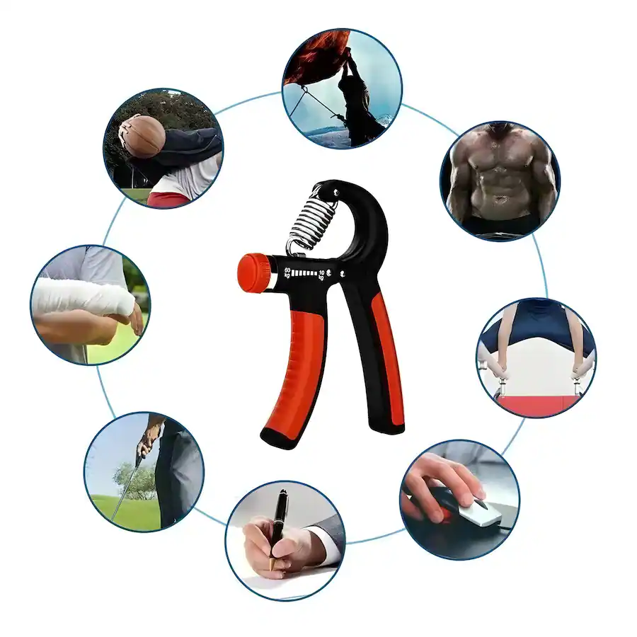 Kitcheniva Hand Grip Strength Power Trainer Adjustable Gym Exerciser ...