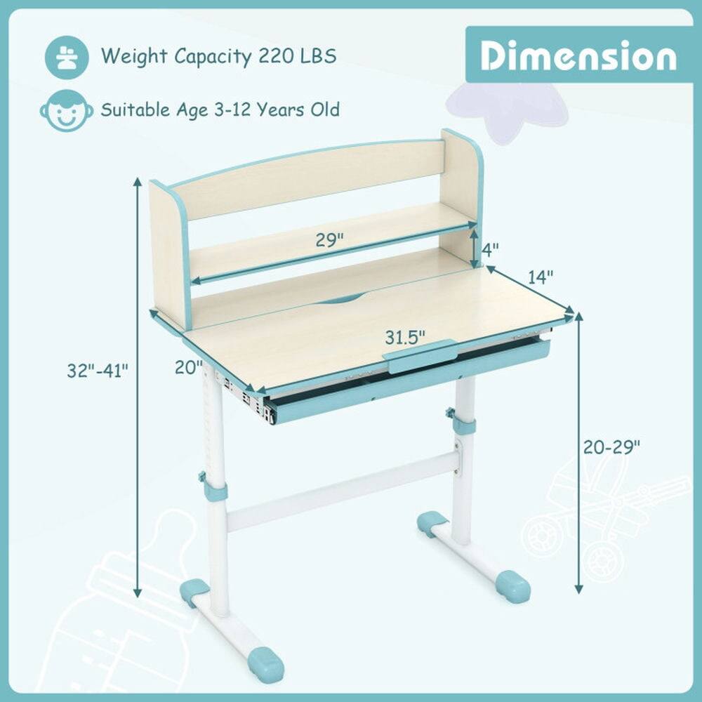 Weight Capacity: 220 LBS  
Suitable Age: 3-12 Years Old  

Dimension:  
- 29"  
- 4"  
- 14"  
- 32"-41"  
- 20"  
- 31.5"  
- 20-29"