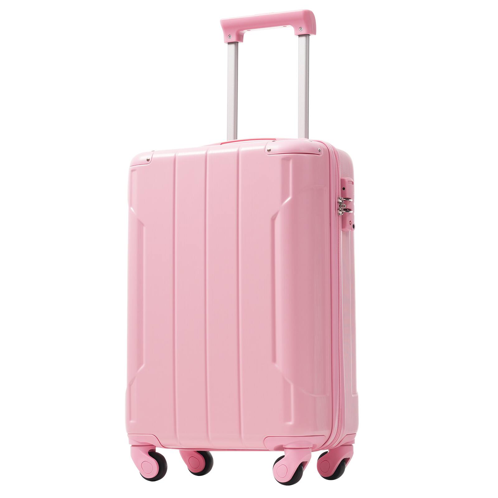ELEMENT ACE - Hardshell Carry-On Luggage, Lightweight ABS Suitcase with Spinner Wheels & TSA Lock, 20-Inch - Pink