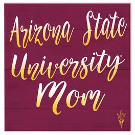 Jardine - Arizona State Sun Devils 10'' x 10'' Mom Plaque - Maroon