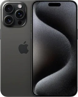 Apple - Refurbished Excellent - iPhone 15 Pro Max A2849 (Fully Unlocked) 256GB - Black Titanium