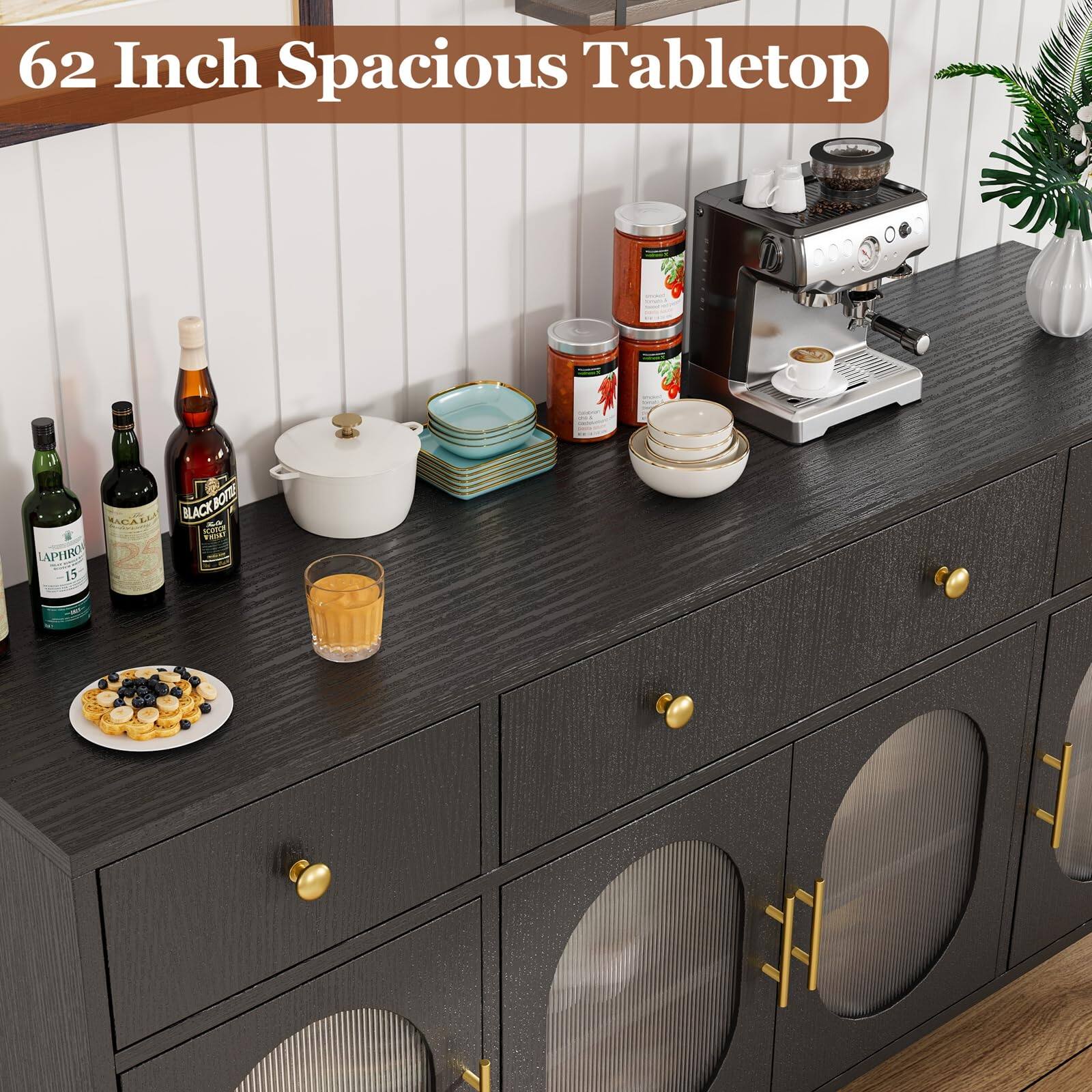 62 Inch Spacious Tabletop