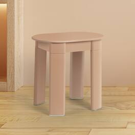 Oumilen - Minimalist Stackable Stool - Multifunctional Accent Table for Home and Office - Pink