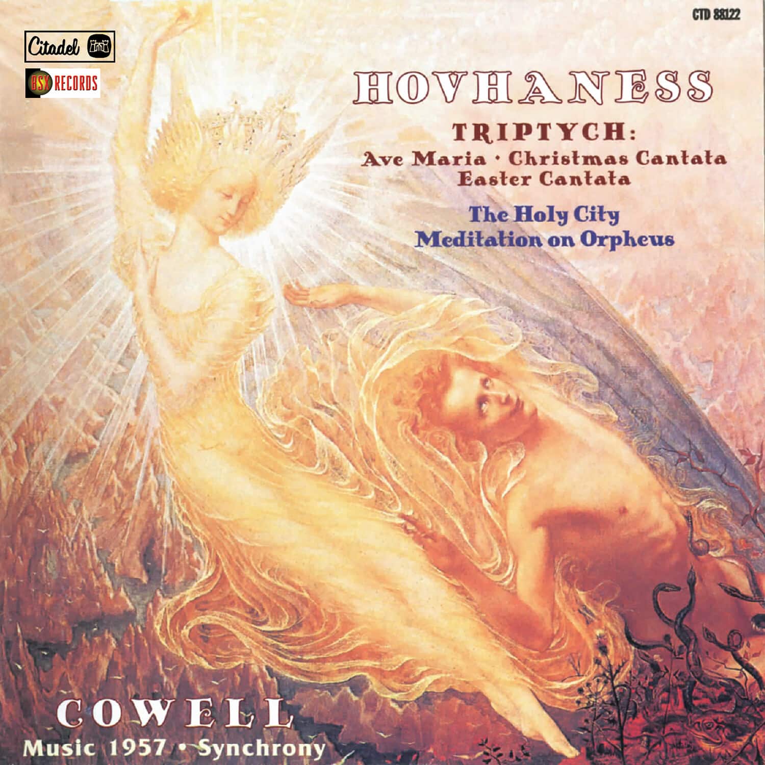 Alan Hovhaness - Triptych Thy Holy City Meditation On Orpheus / Cowell: Music 1957  Synchrony   - COMPACT DISCS [CD] price history on PriceWatchPro