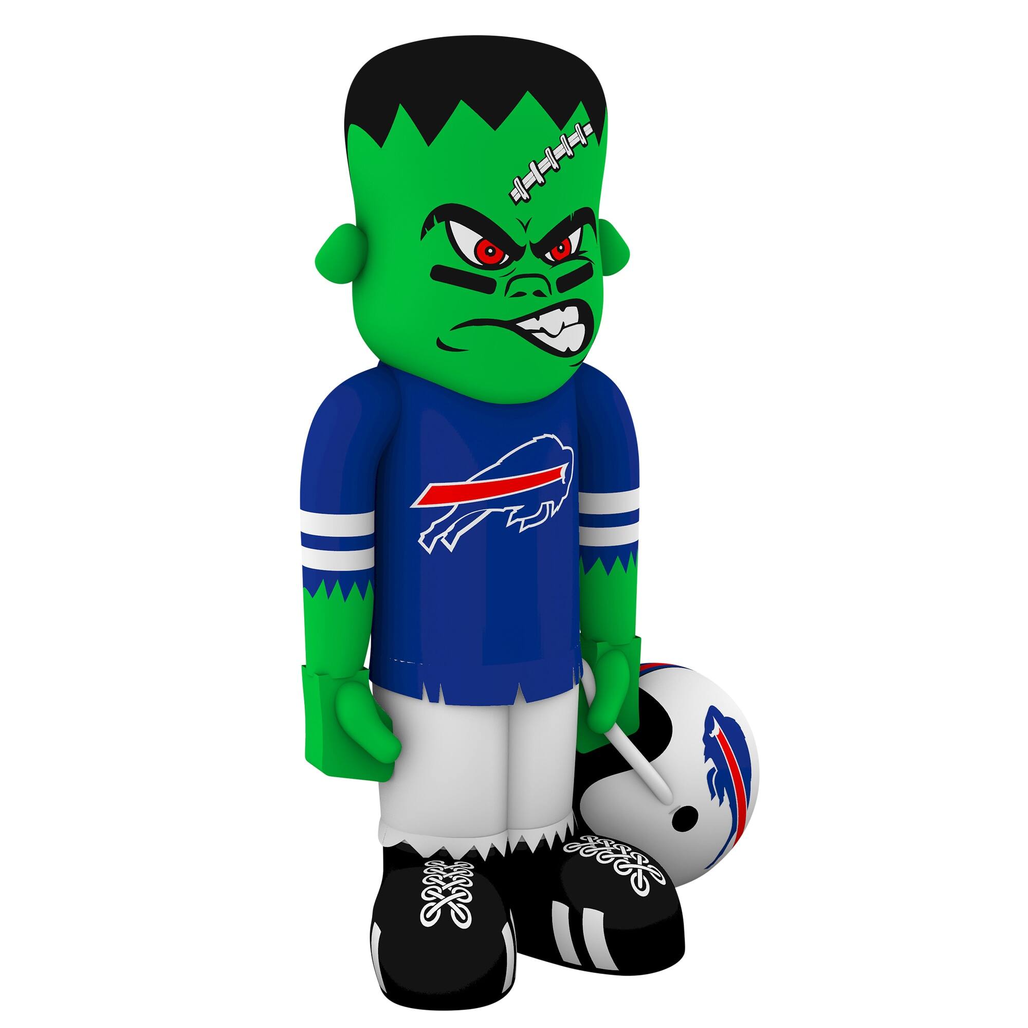 Alt View 2. Sporticulture - Buffalo Bills Halloween Lawn Inflatable Steinbacker - Multicolor.