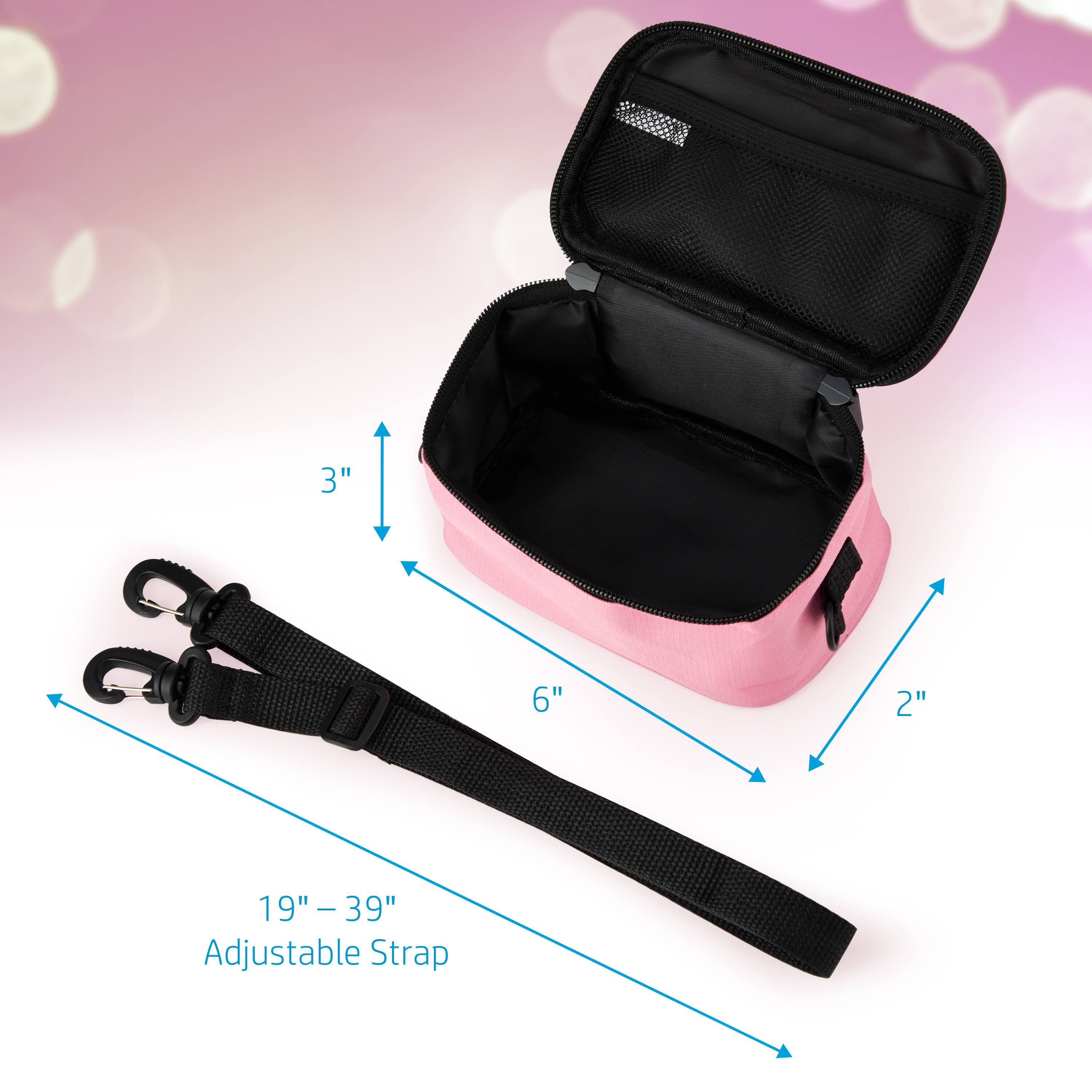 3"  
6"  
2"  
19" - 39" Adjustable Strap