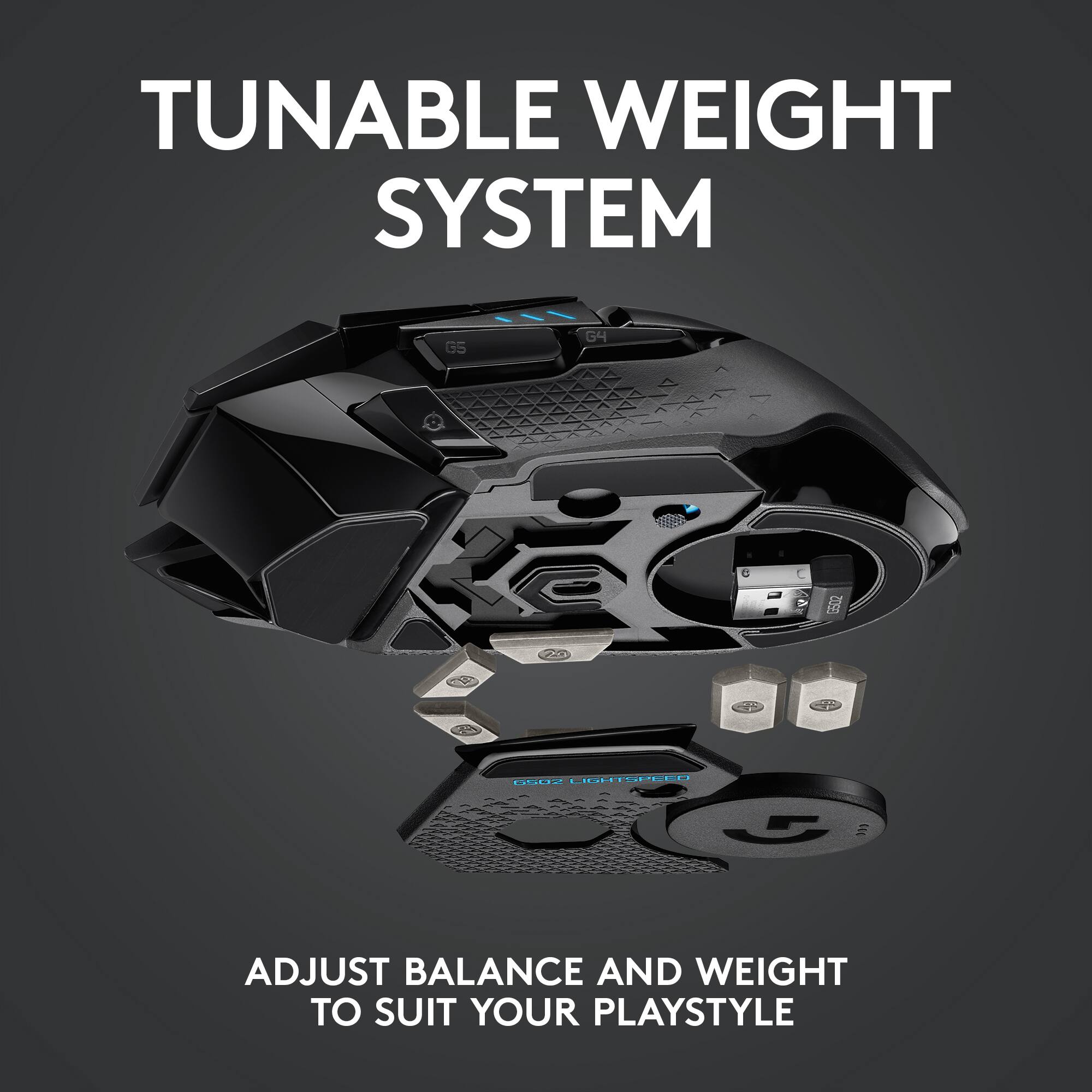 Tunable Weight System G5 G4 S0 20 ISTHSPEEL . 85UD LT - VE Adjust Balance and Weight to Suit Your Playstyle.
