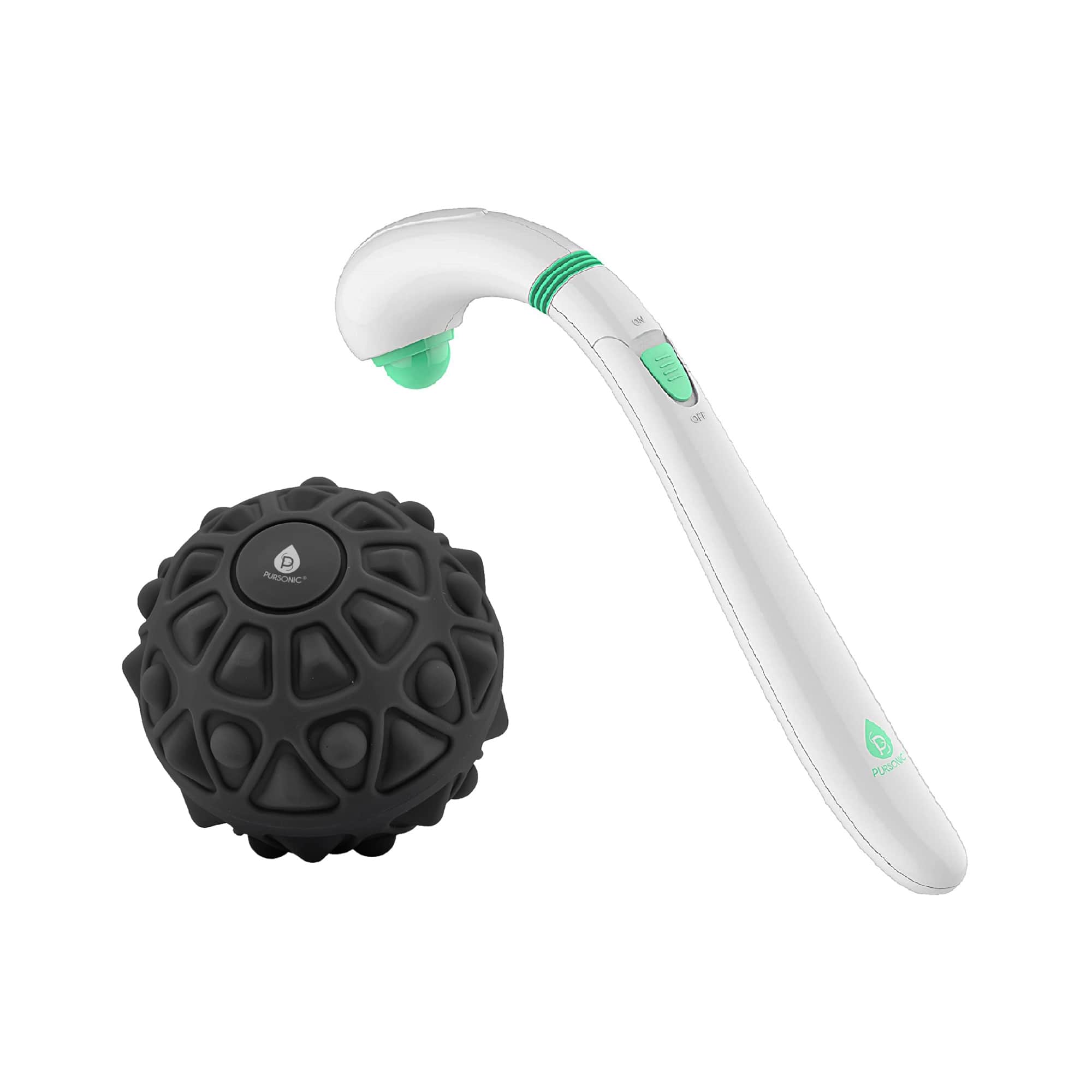 Pursonic - Ultimate Recovery Duo: Handheld Massager & Vibrating Massage Ball price history on PriceWatchPro