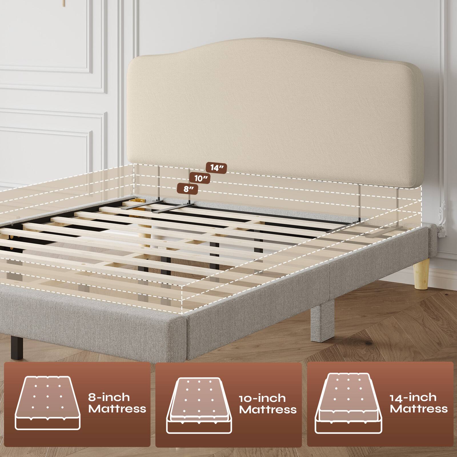 8-inch Mattress  
10-inch Mattress  
14-inch Mattress