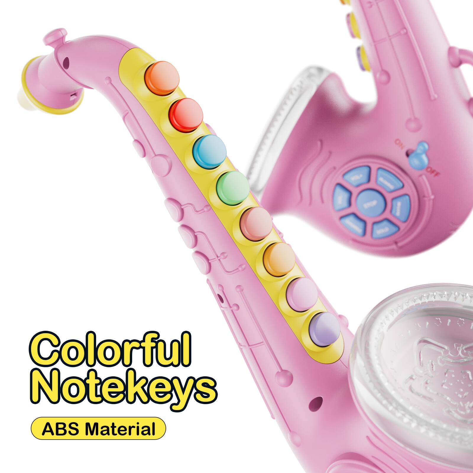 Colorful Notekeys  
ABS Material