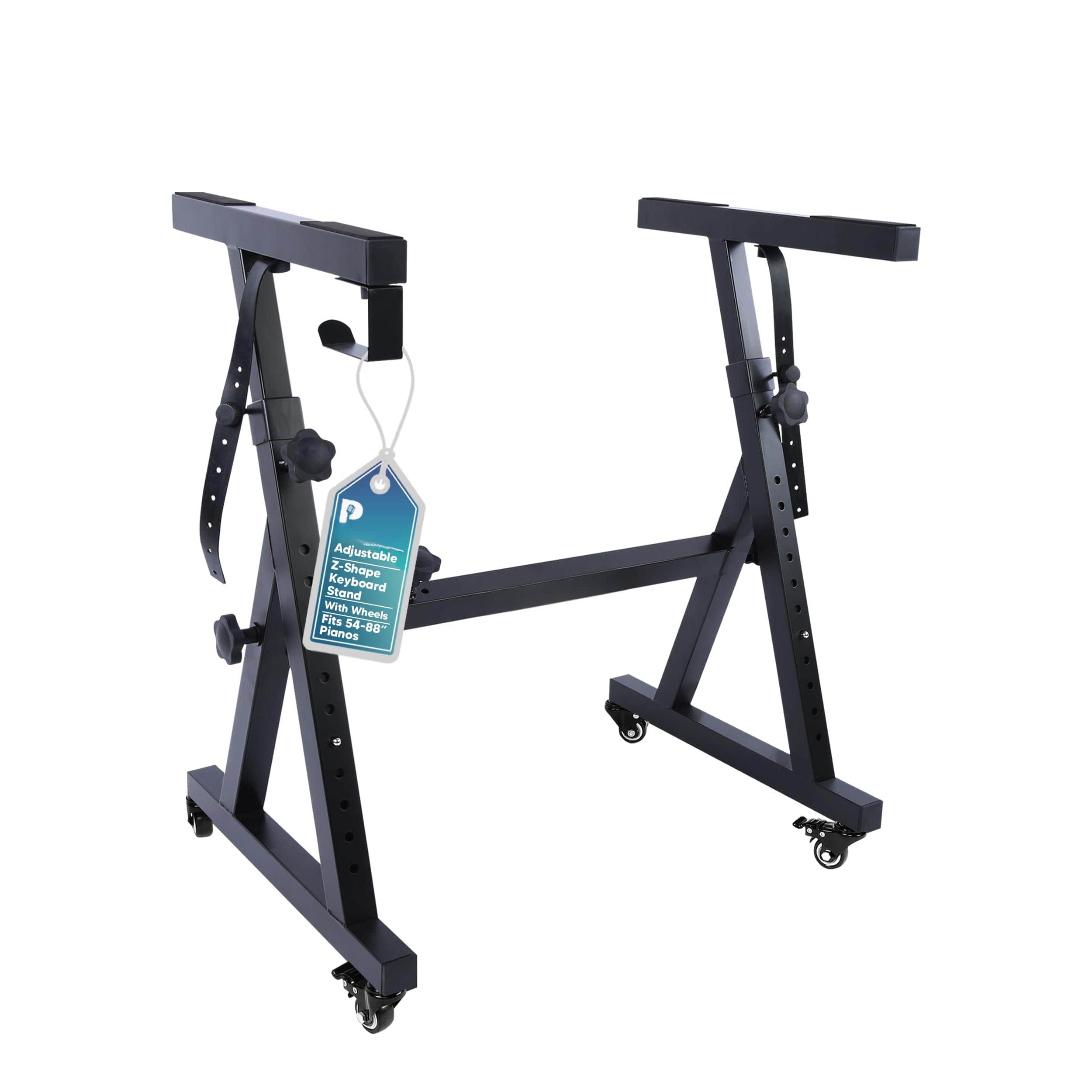 HM 1810 - The Promaster Round Base Microphone Stand Portable And Adjustable With Universal Compatibility Studio quali - Keyboard Stand